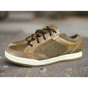 Callaway sz 9.5 Brown Leather Spikeless Golf Shoes M386-04